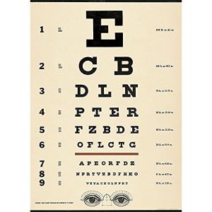 Cavallini Eye Chart Papier Cadeau - Ambiance Créative