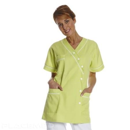 Tunique Médicale Femme TIMME Anis avec Liseré - Taille T 2