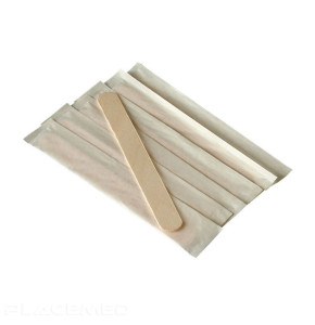 Adult Wooden Tongue Depressor - Individually Wrapped - Pack of 50