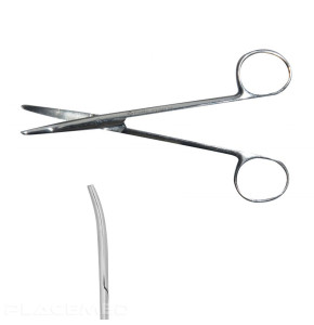 Metzenbaum Curved Scissors 14 cm - Comed High-Precision Surgical Tool
