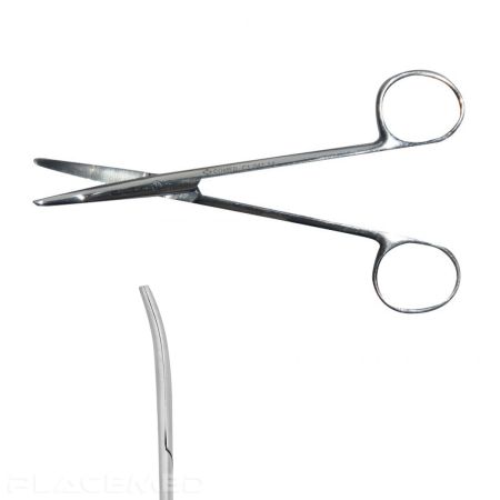 Ciseaux Metzenbaum Courbe 14 cm - Instrument Chirurgical Comed de Haute Précision