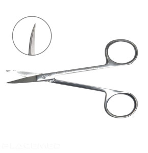 Curved Iridectomy Scissors 10 cm - Comed