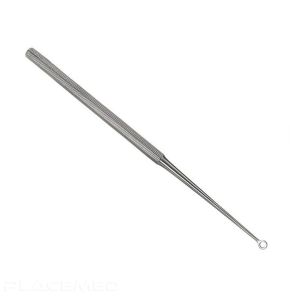 Curette Dermatologique Fenêtrée de Précision - 15cm