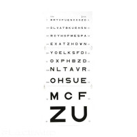 Monoyer Optometric Scale 5 meters - Precision and Reliability for Vision Tests