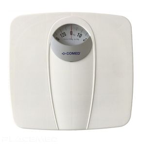 White Mechanical Bathroom Scale - Precision & Simplicity