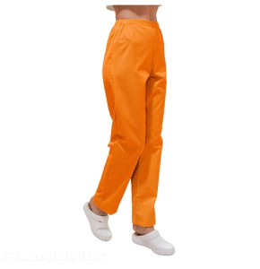 Patsy Elasticated Professional Pants for Women - Orange Elegance