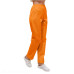Pantalon Professionnel pour Femme Patsy Élastiqué - Élégance en Orange - T 40/42