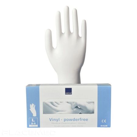 Gants d'Examen en Vinyle Transparent Non Poudré – Confort et Sécurité - Taille M