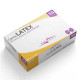 Emilabo Powder-Free Latex Examination Gloves - Box of 100 - Size 7/8 M V 2335