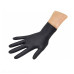 Emilabo Black Nitrile Powder-Free Gloves – Box of 100 - Size 6/7 S