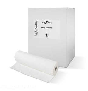 Pack of 12 Emilabo Smooth Exam Rolls 50x35cm - 2 Ply 135 Sheets Recycled