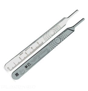 Stainless Steel Surgical Scalpel Handles with Narrow Tips - Swann Morton