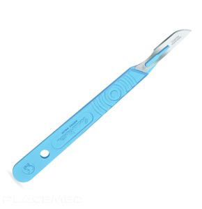 Swann Morton Sterile Scalpel - Stainless Steel Blades, MIPS Handle - Box of 10