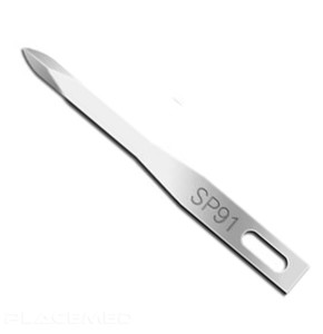 SP Fine Pointed Surgical Blades in Stainless Steel for Swann Morton SF Scalpel