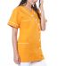 Tunique Médical pour Femme - TIMME Orange avec Liseré Blanc - Taille 0 à 6 V 3488