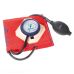 Red Spengler Vaquez-Laubry Classic Sphygmomanometer with Velcro for Professionals V 9316
