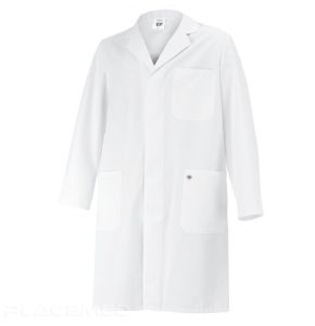 Blouse médicale unisexe BP en coton - Confortable - Avec manches longues 