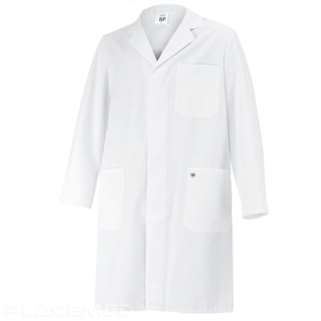 Blouse médicale unisexe BP en coton - Confortable - Avec manches longues 