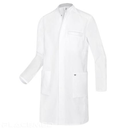 Men's Stretch Medical Coat - BP® in Cotton, Polyester, and Elastolefin