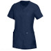 Tuniques Médicales Stretch pour Femmes BP - Tissu stretch super léger - Bleu Nuit