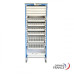 Mobile Medical Cabinet with Curtain and 18 Slides V 5749