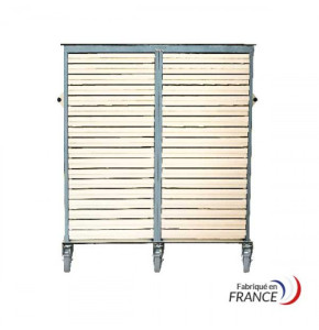 Mobile Double Transfer Cabinet with 32 Slides - 2 Handles