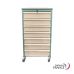 Armoire Médicale Mobile pour Tiroirs Jointifs - 14 Glissières V 9359