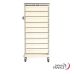 Armoire Médicale Modulaire Mobile pour Tiroirs Jointifs - 18 Glissières V 9362