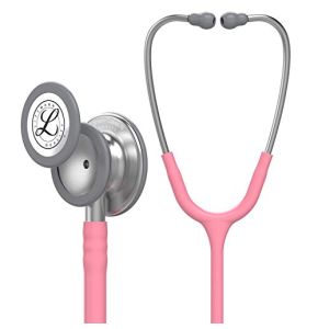 3M Littmann Stéthoscope de Surveillance Classic III, Tubulure Rose Nacré, 69 cm, 5633