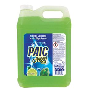 PAIC Lime Dish Liquid - Cleaning and Degreasing Action in 5L Bottle