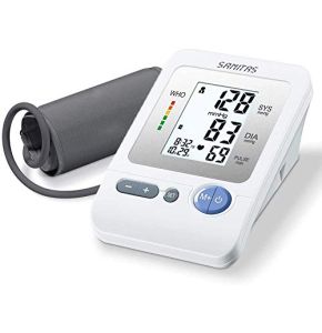 Sanitas SBM 21 Tensiomètre À Bras - Mesure Automatique De La Tension Artérielle Et Du Pouls