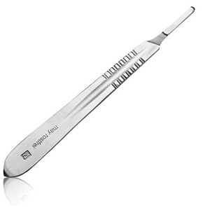 May - Scalpel Handle - Scalpel Handle - No. 4 - Stainless Steel