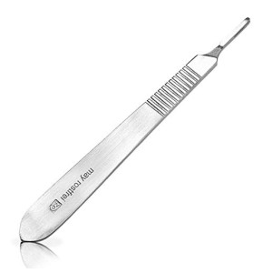 May - Scalpel Handle - Scalpel Handle - No. 3 - Stainless Steel