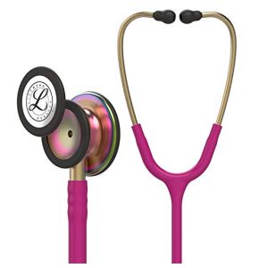 3M Littmann Stéthoscope de Surveillance Classic III, Tubulure Framboise, Rainbow Edition, 69 cm, 5806