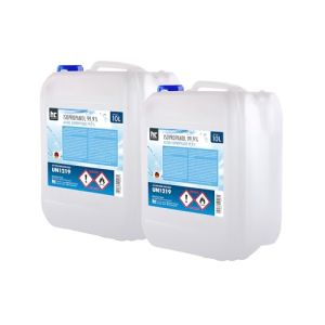 HÖFER CHEMIE Isopropanol 99.9% 2 x 10 L - Isopropyl Alcohol for Cleaning and Degreasing - Powerful and Multi-Purpose Solvent