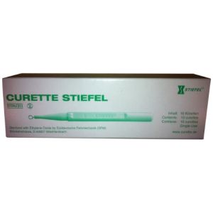 GSK-Stiefel - STIEF-CUR7 - Curette Stérile 7 mm - Pack de 10
