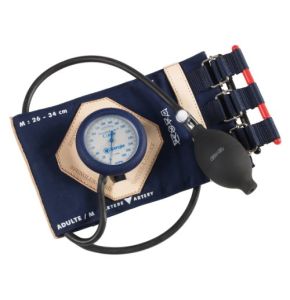 Spengler Tensiomètre Vaquez-Laubry Classic avec Brassard Sangles Coton Marine Adulte Taille M