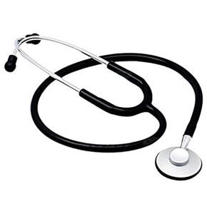Spengler Pulse, General Auscultation Stethoscope, Single Bell, Lightweight, Good Acoustic Performance, Versatile (Black)