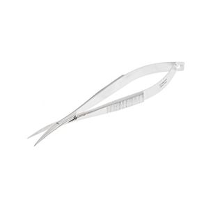SE Curved Iris Scissors with Spring, 11.4 cm