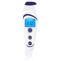 TECHNIMED – Thermomètre Visiofocus sans contact – Projette la température sur le front ou les objets – Hygiénique – Silencieux – Multi...