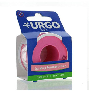 Urgo - Sparadrap - Rouleau de fixation Pansements / Dispositifs - Resistant frottements - 5mx2,5cm