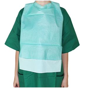 50 Disposable Meal Bibs For Adults And Children Eßlatz - Size 64cm x 36cm Medi-Inn