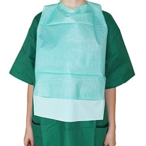 50 Disposable Meal Bibs For Adults And Children Eßlatz - Size 64cm x 36cm Medi-Inn