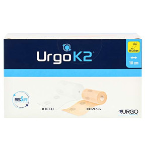 Urgo GmbH Système compressé URGOK2 10 cm Circumference de la cheville 18-25 cm Pack de 1