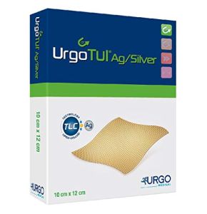 Urgotül Argent 5 x 5 cm blessure de gaze 10 PC. blessure de gaze