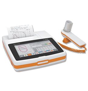 Spirolab Portable Tabletop Spirometer with Oximetry Function, 7-Inch Touchscreen, and Integrated Thermal Printer