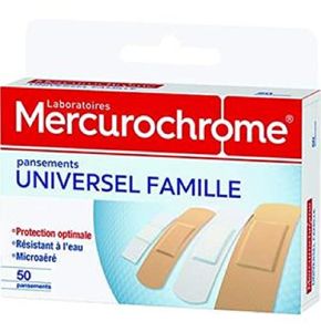 Pansements Universel Famille Mercurochrome - x50