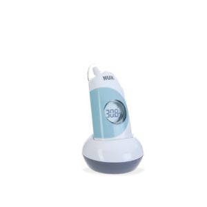 NUK Baby Thermometer 4 In 1 | Ear, Forehead, Ambient And Surface Temperature | Memory Function | Built-in Battery