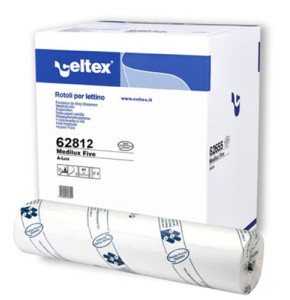 Celtex - 9 rouleaux de drap d’examen 50x38 - Gaufré LUXE 100% cellulose