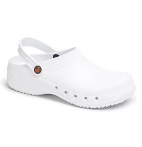 Dian, EVA Medical Clog for Healthcare Personnel, With Antibacterial Treatment, CE Certified White Eva 36 EU